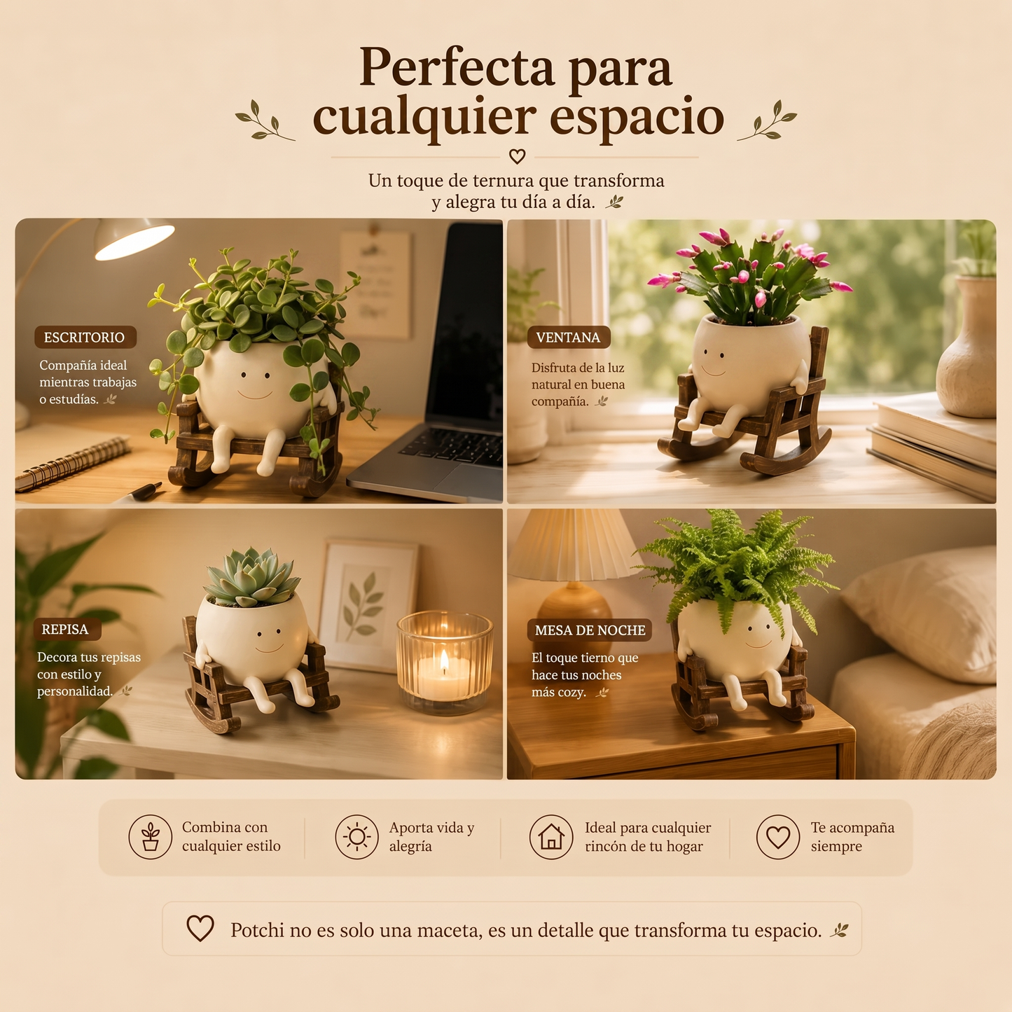 Potzy Maceta Mecedora