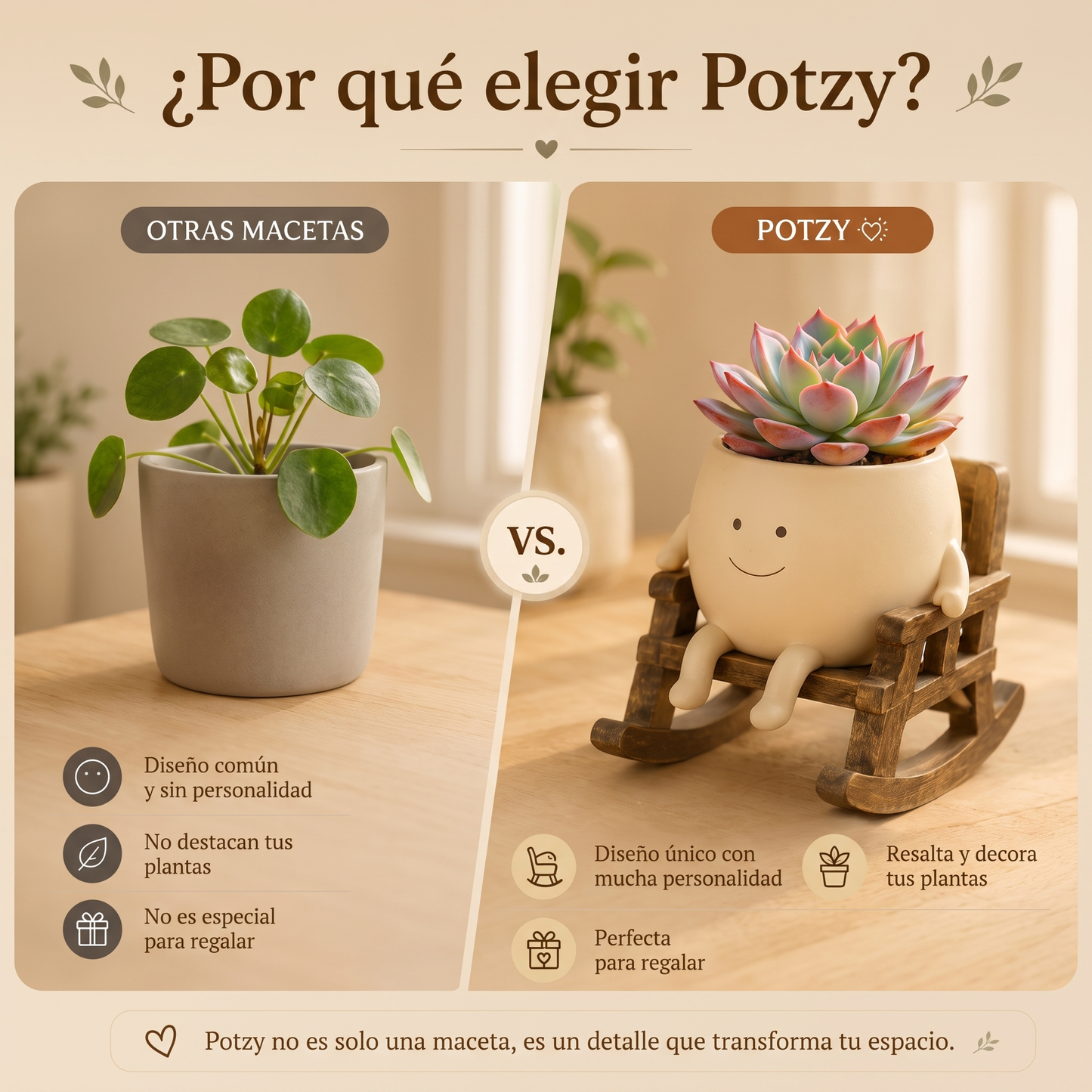 Potzy Maceta Mecedora